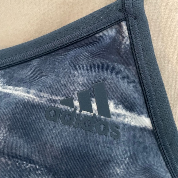 Adidas blue& white tie dye bralette - Picture 2 of 4